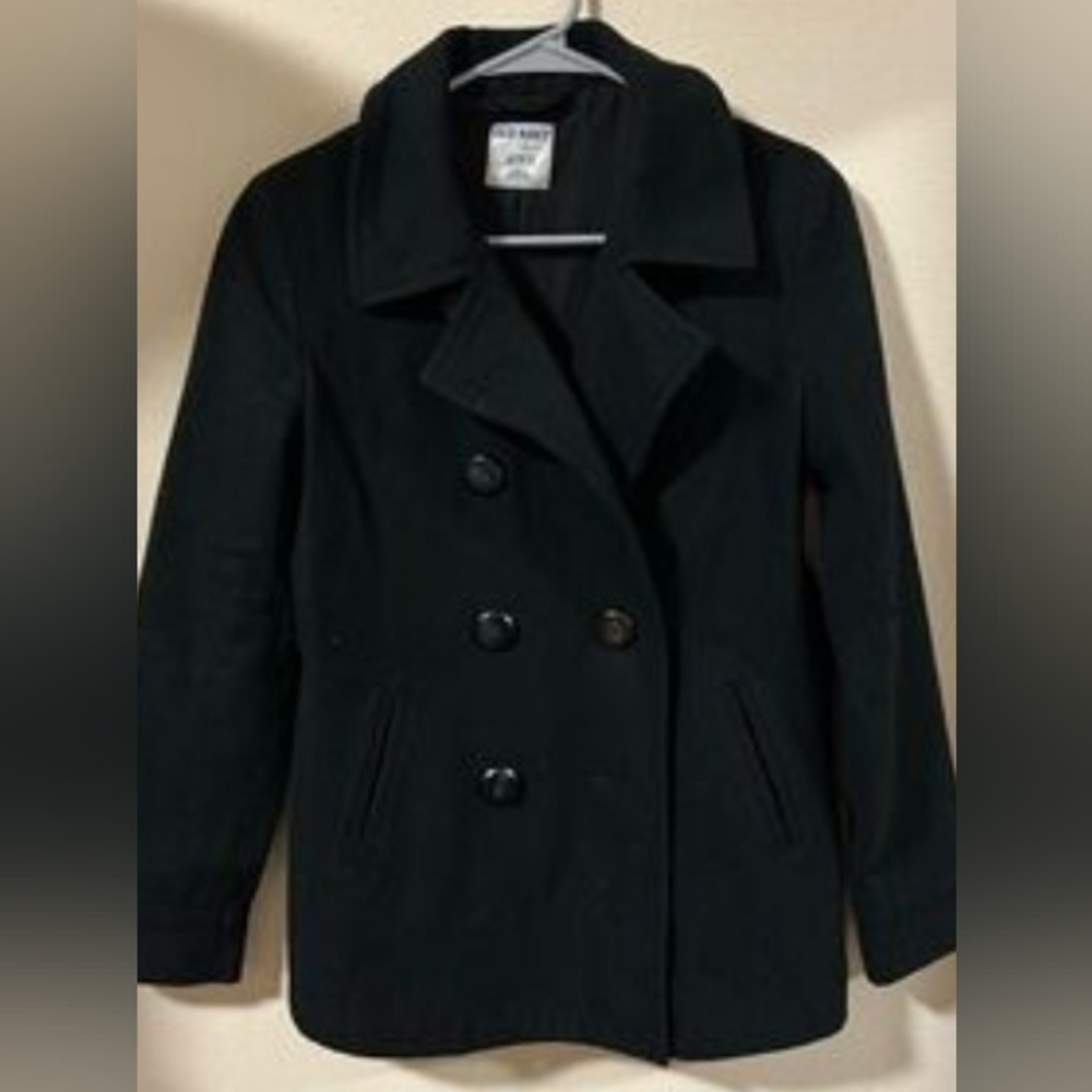 Old Navy Women's Dark Peacoat Excellent Condition